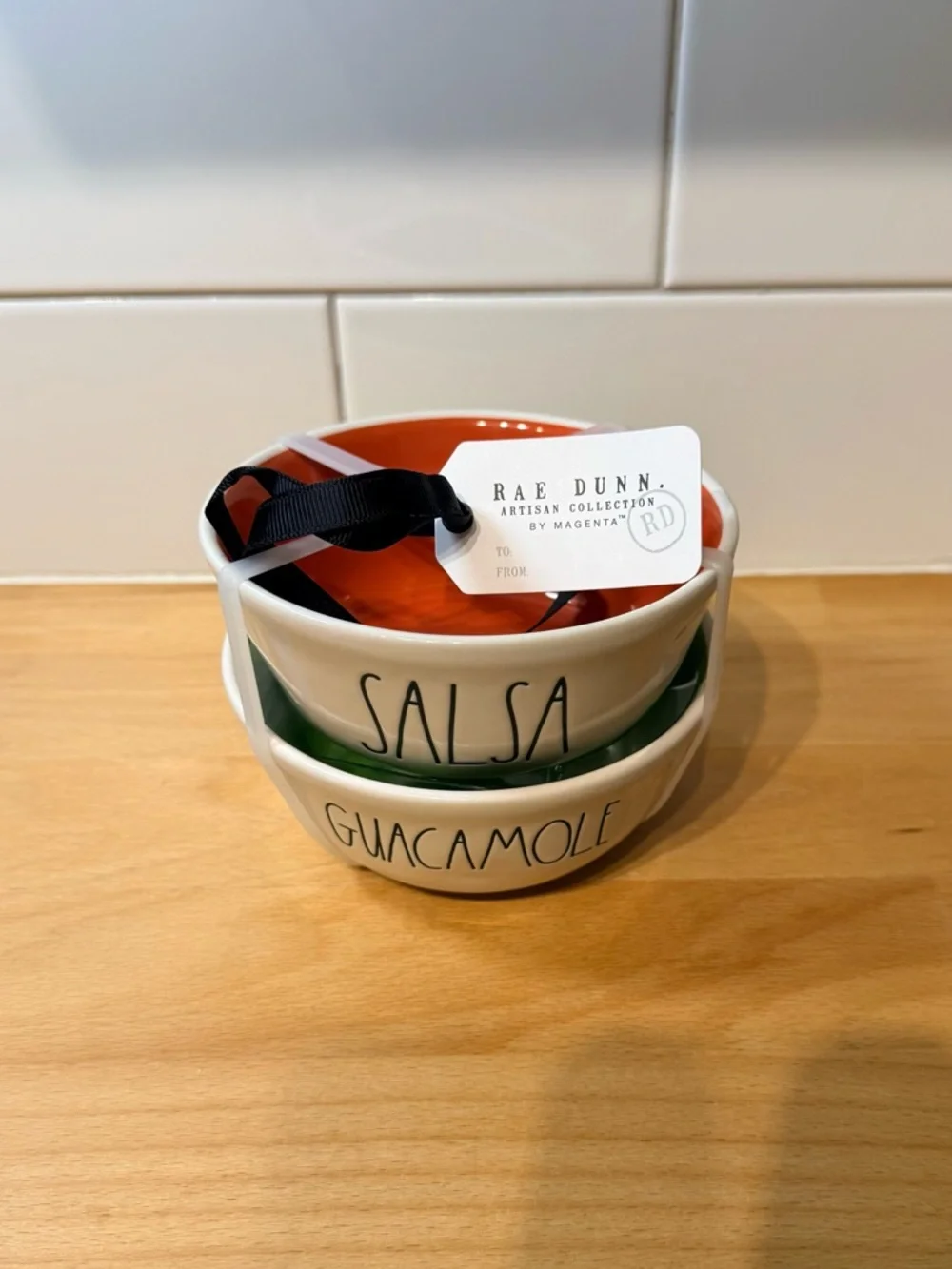 Rae Dunn Salsa & Guacamole‎ Set | NWT